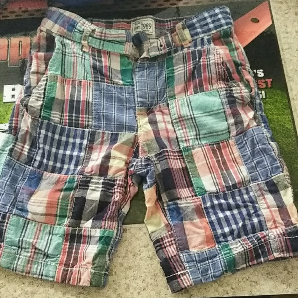 Nwot boys children's place plaid shorts